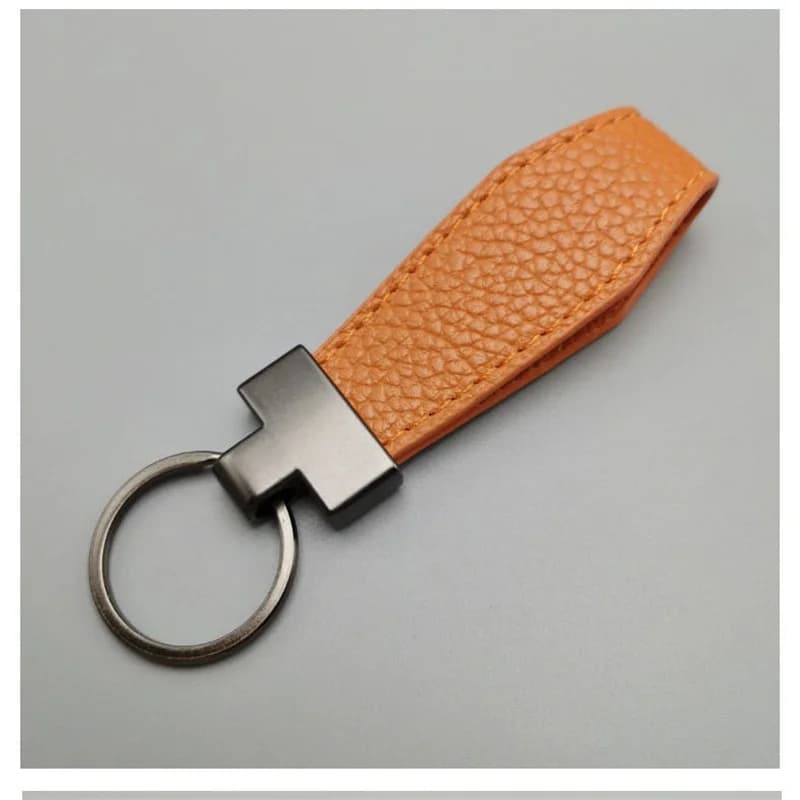 Porte-clés de luxe pour hommes et femmes, en cuir exquis, porte-clés de voiture, cadeau pour filles,