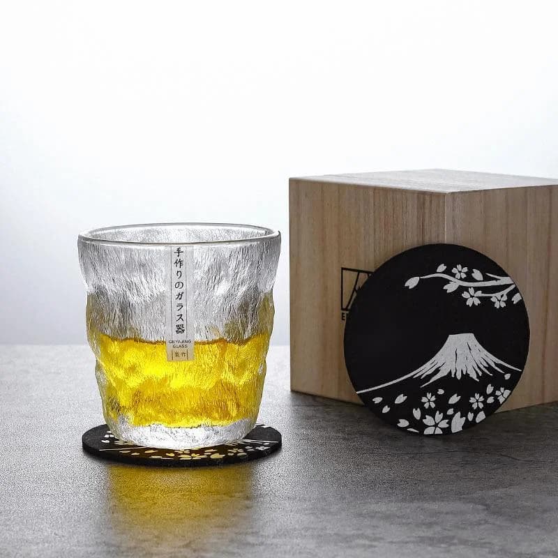 Glacier Whisky Gobelet Snifter, Verre à vin en cristal à l'ancienne, Gobelet Chivas Rock, Gobelets à