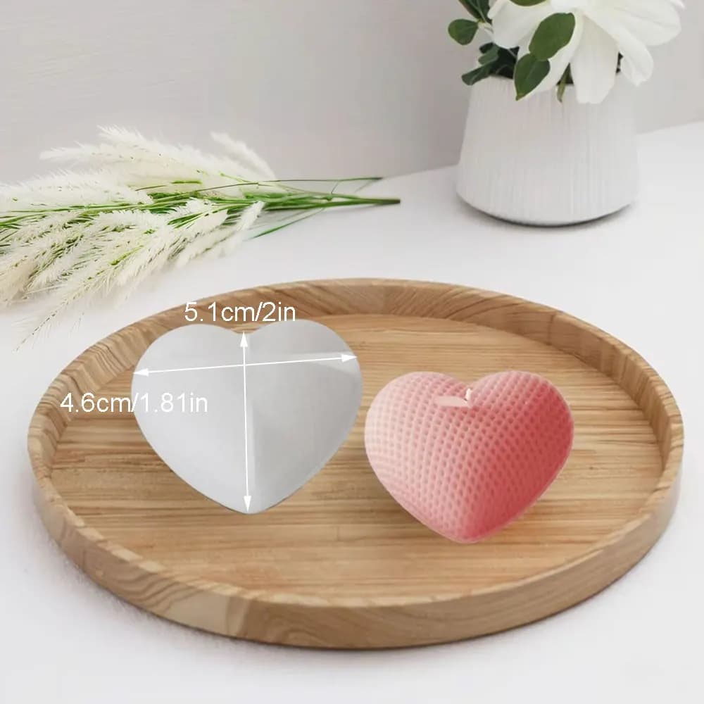 Bougies d'amour ours en peluche Rose, moules en Silicone, Kit de fabrication de bougies parfumées, d