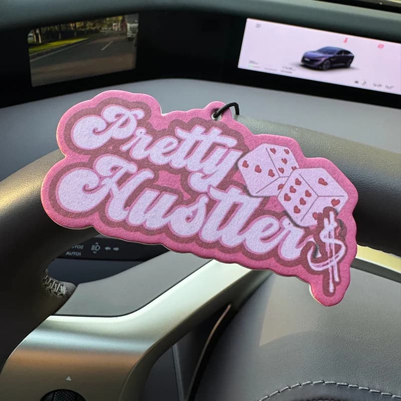 Cadeau pour une amie ou une épouse : Désodorisant de voiture parfumé à la freesia et à la poire angl