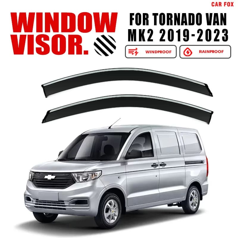 Pour CHEVROLET Tornado Van 2019 + fenêtre de voiture visière auvent abri pare-brise fenêtre latérale