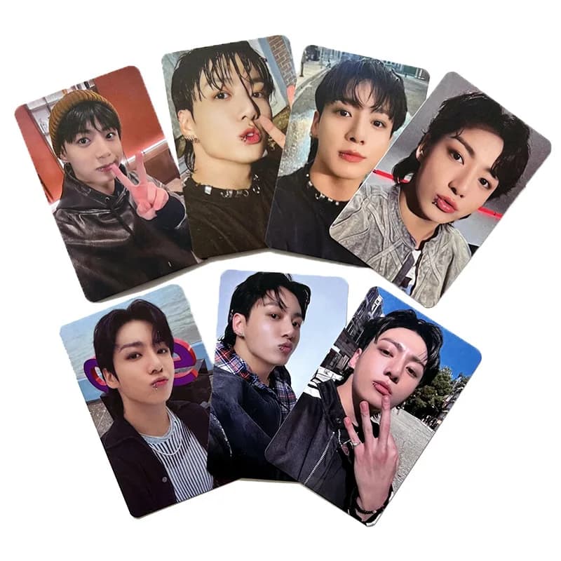 7 pièces/ensemble Kpop idole carte GOLDEN SOLO Album Lomo carte cartes photo cartes de Collection ca
