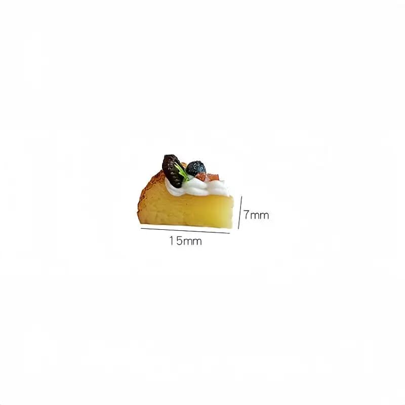 Accessoires de cuisine miniatures pour maison de poupée 1:12, gâteau Basque, pain, bricolage, Mini c