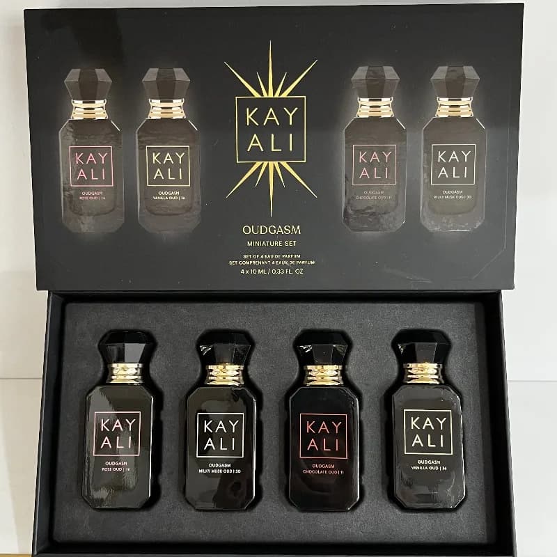 KAYALI Oudgasm Édition Limitée Coffret Mini Parfums 40ml Unisexe Oud Vanille Rose Chocolat Musc Luxe