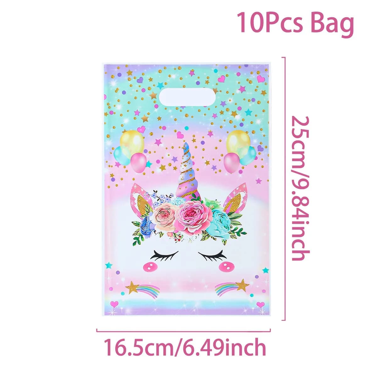 Sac à main licorne, sacs à bonbons, décoration de fête d'anniversaire, sac d'emballage cadeau pour e