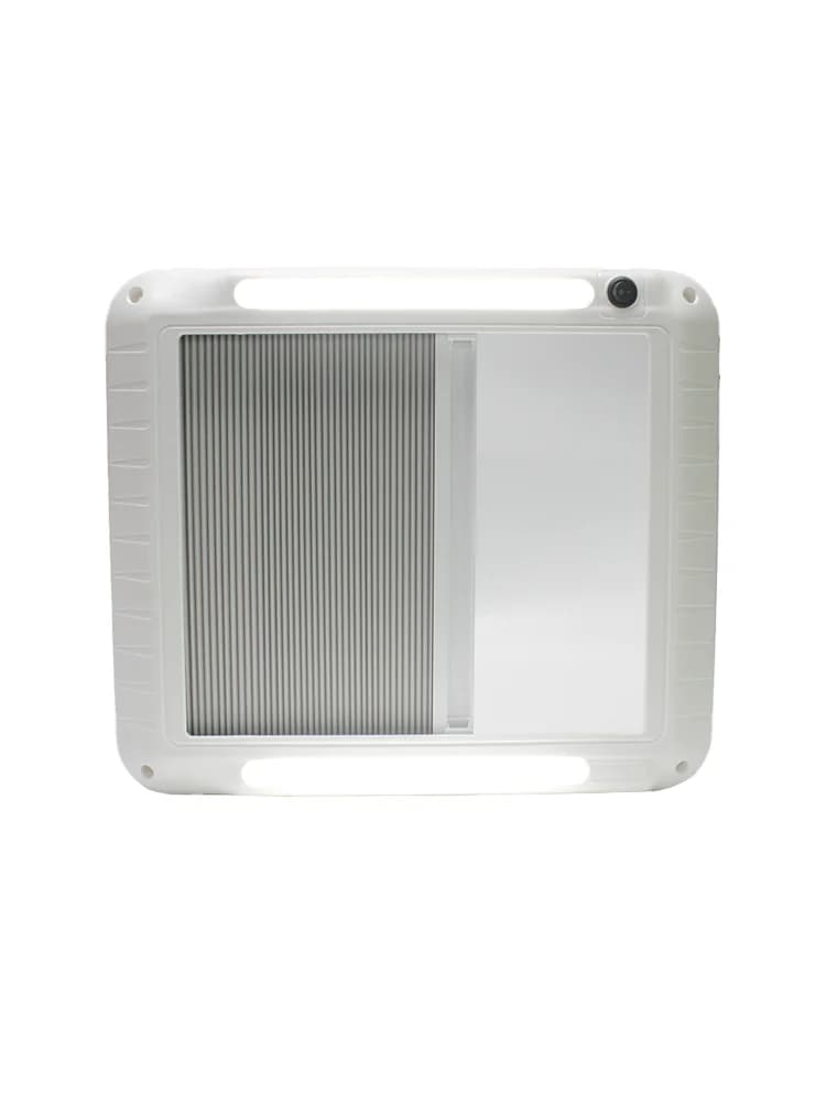 Accessoire de ventilation IRV – Pare-soleil avec lumière LED Compatible avec les ventilateurs de ven