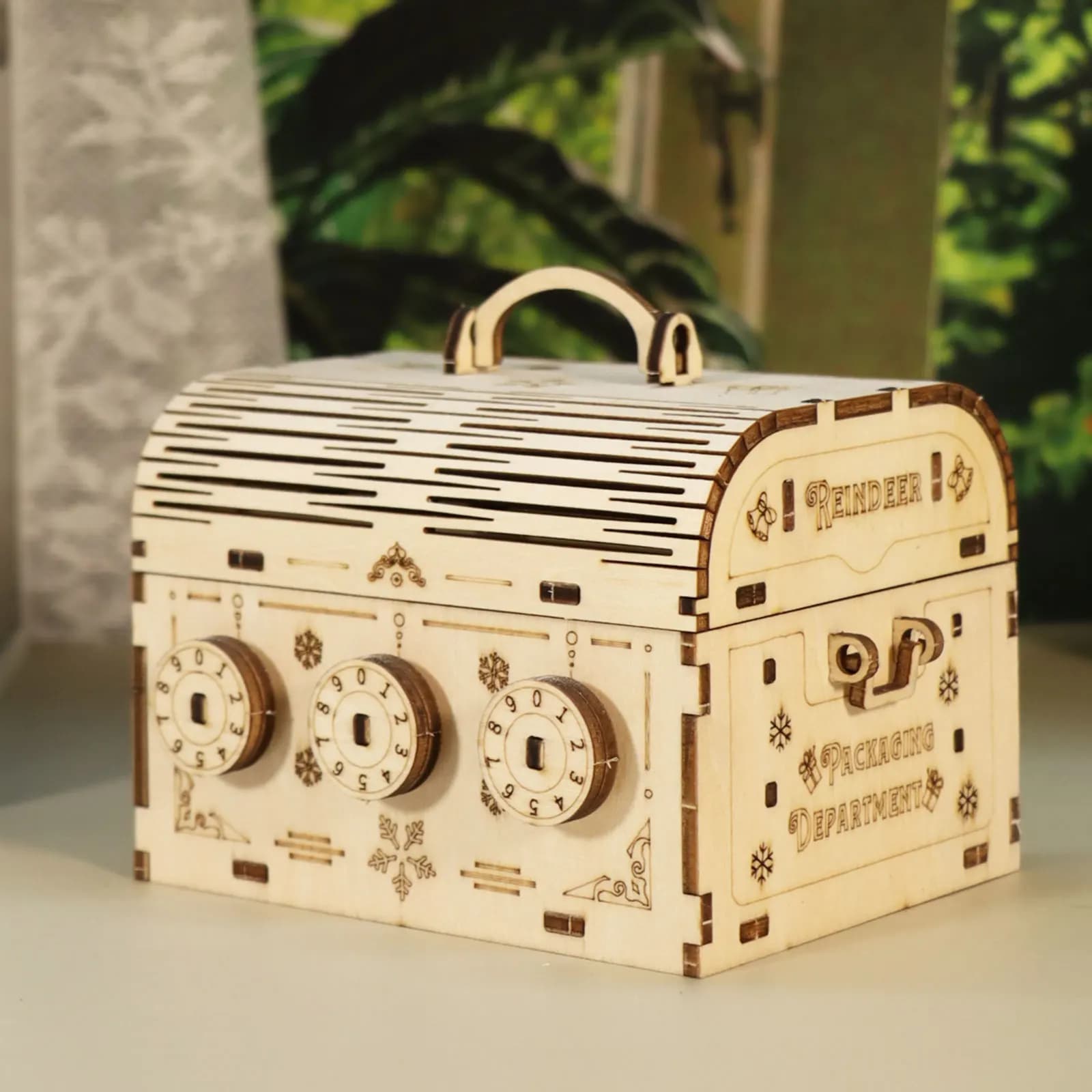 Puzzle 3D en bois, boîte au trésor à monter soi-même, Kits de modèles, projets de casse-tête pour ad