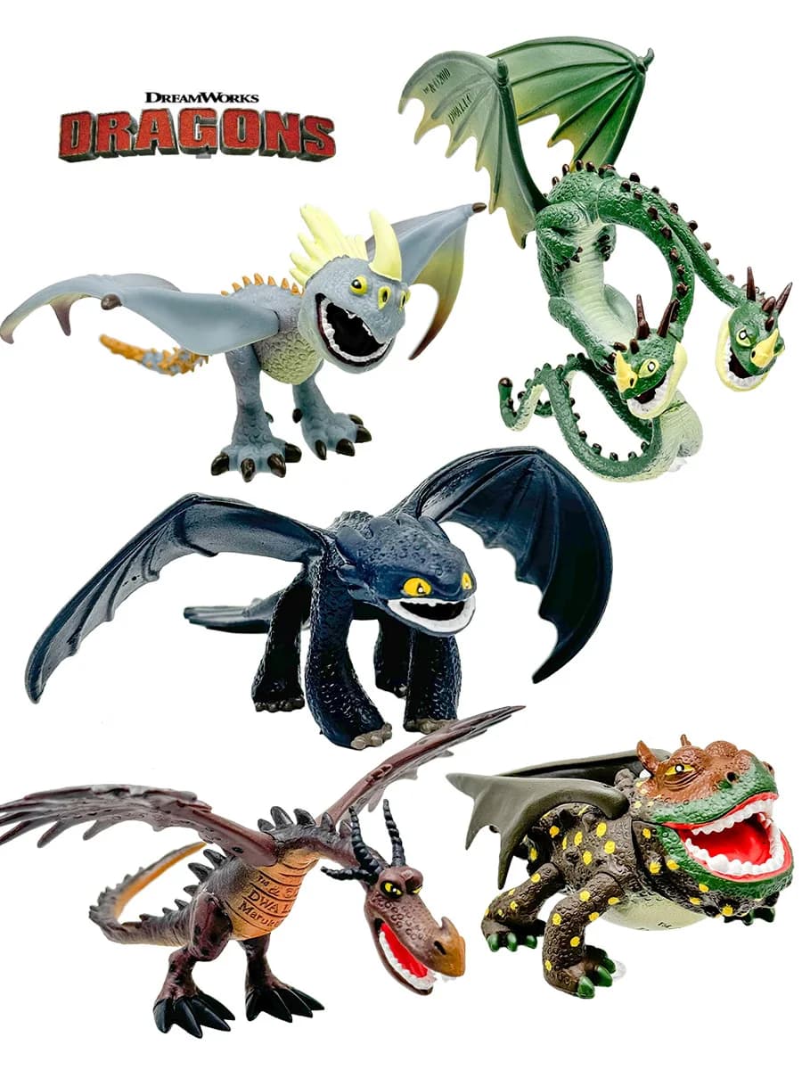 Véritable comment entraîner vos Dragons films nuit Furys Gronckle mortel Nadder monstres cauchemar f