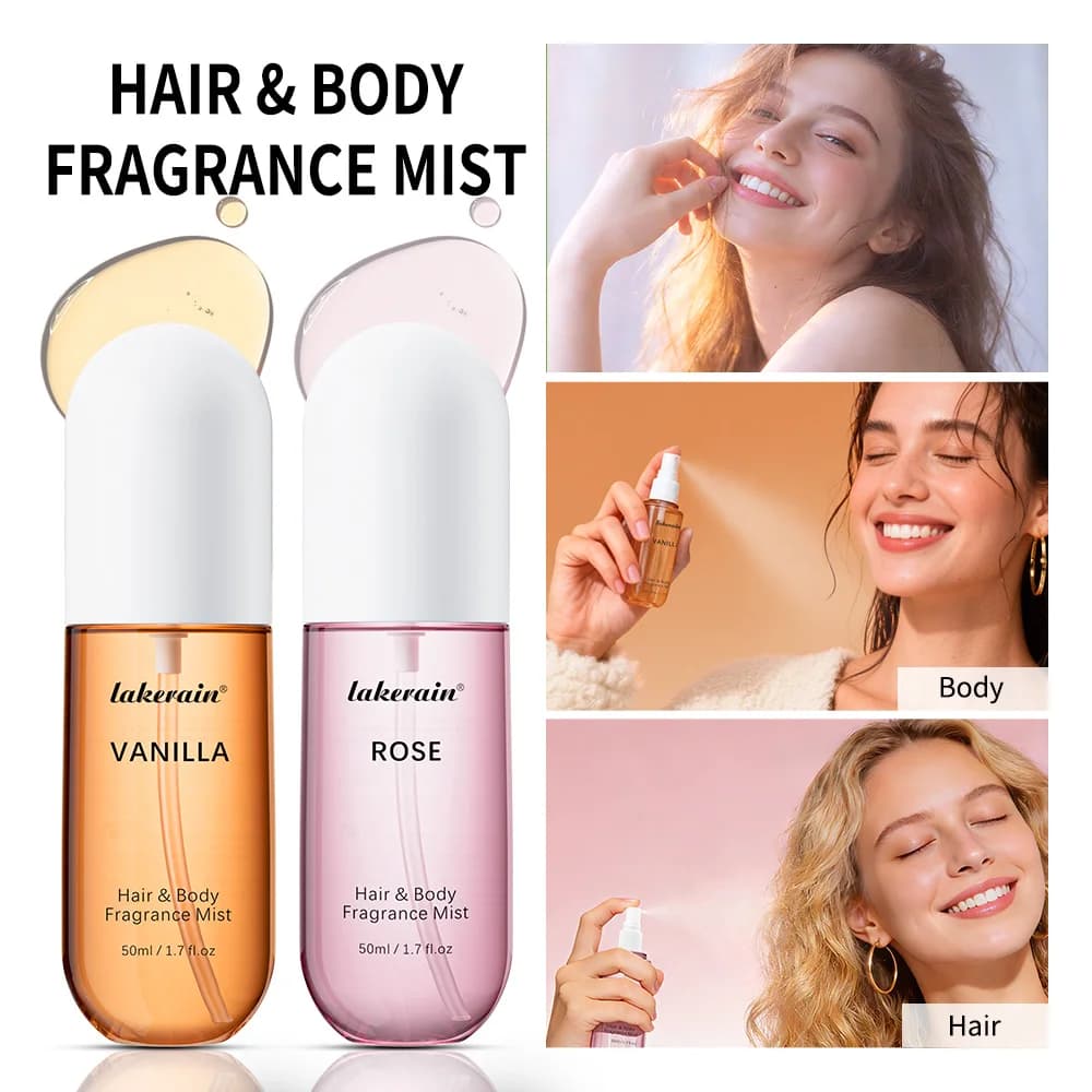 Spray parfumé à la vanille et à la rose 50 ml