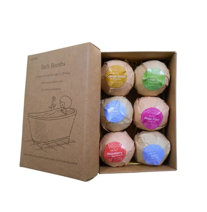 Bombes de bain moussant d'aromathérapie
