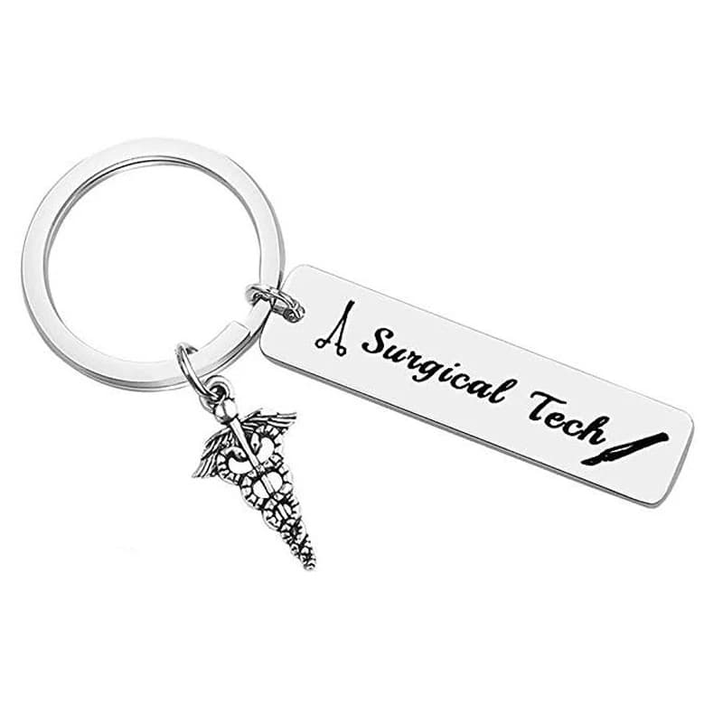 Porte-clés technologie chirurgicale, bijoux, breloque, pour infirmière chirurgicale, médecin et étudiant en médecine