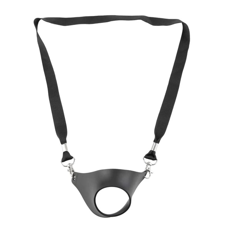 1PC Portable noir Support de verre à vin sangle vin fronde joug