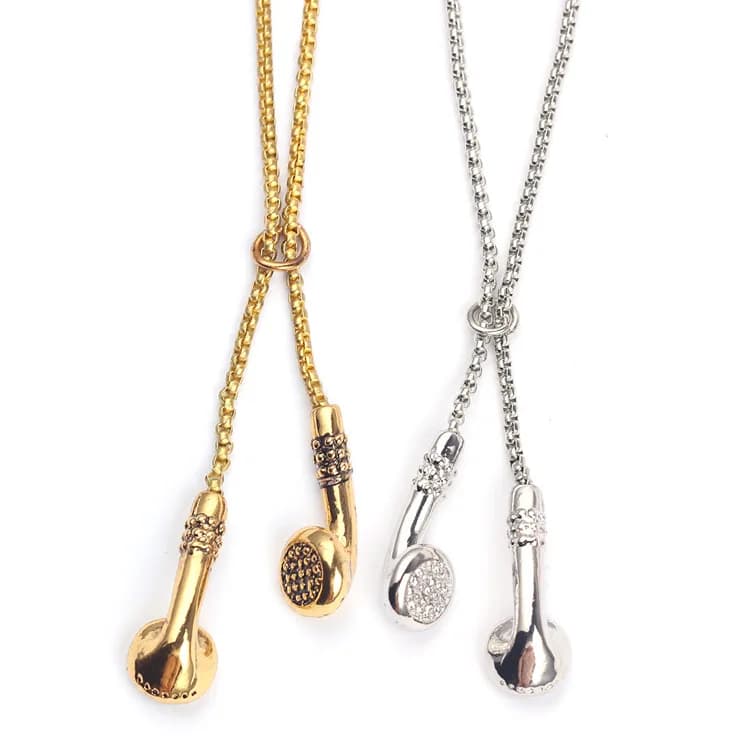 Bouchons d'oreilles en métal pour hommes et femmes