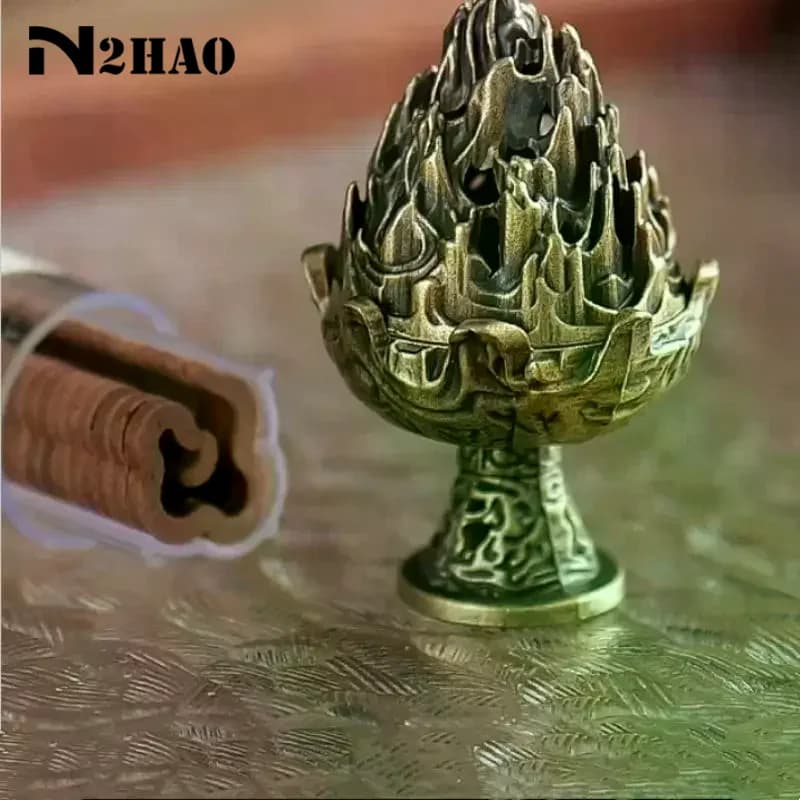 Boshan brûleur d'encens ornement de table décor de bureau à domicile à collectionner créatif Portable petit brûleur à la maison
