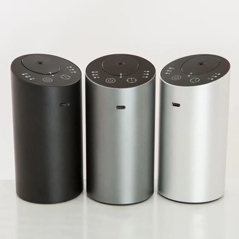 Diffuseur d'arôme de voiture sans fil avec bouteille d'huile essentielle vide de 20ml diffuseur de parfum Rechargeable odeur électrique pour la chambre à coucher de la maison