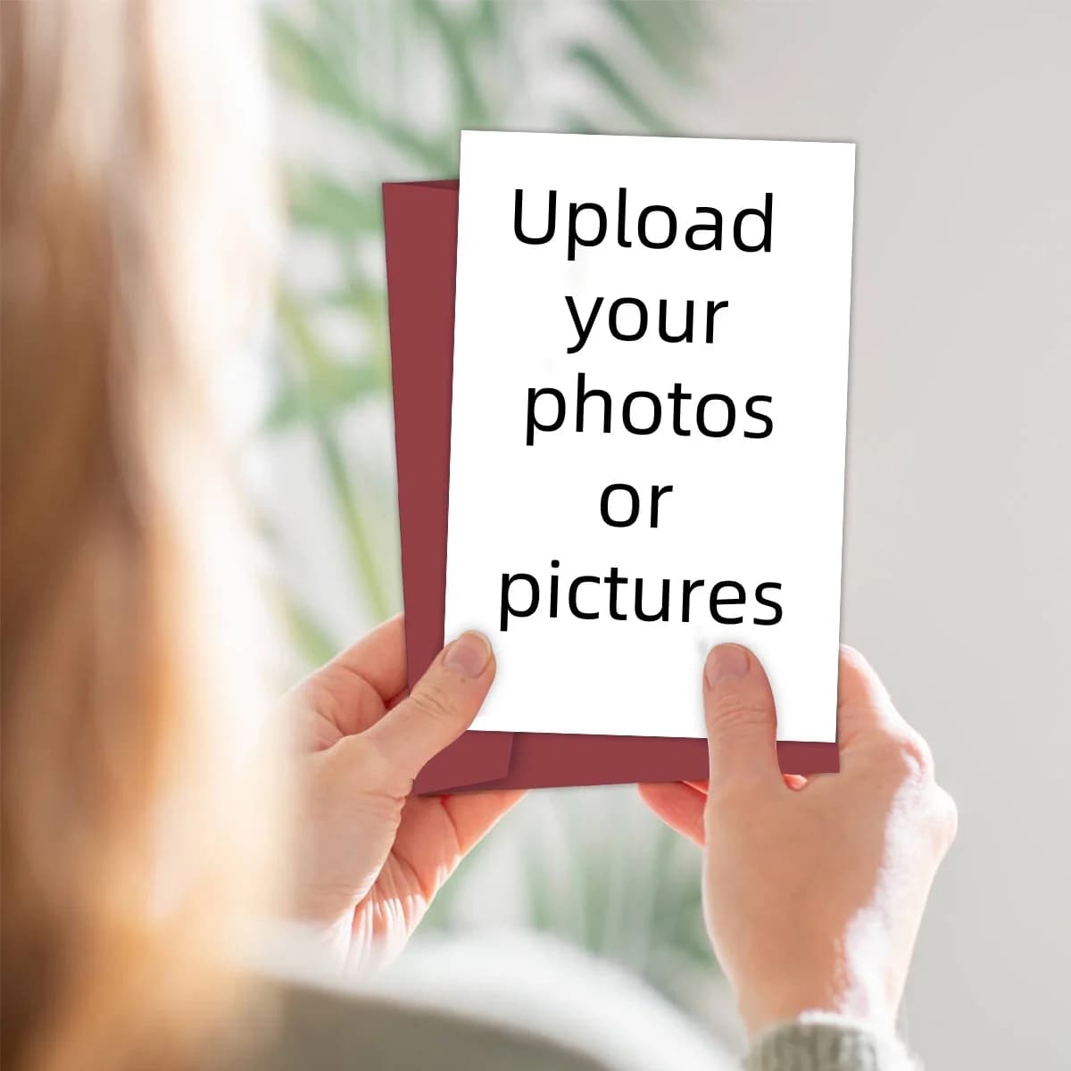 Carte de vœux avec Image Photo personnalisée