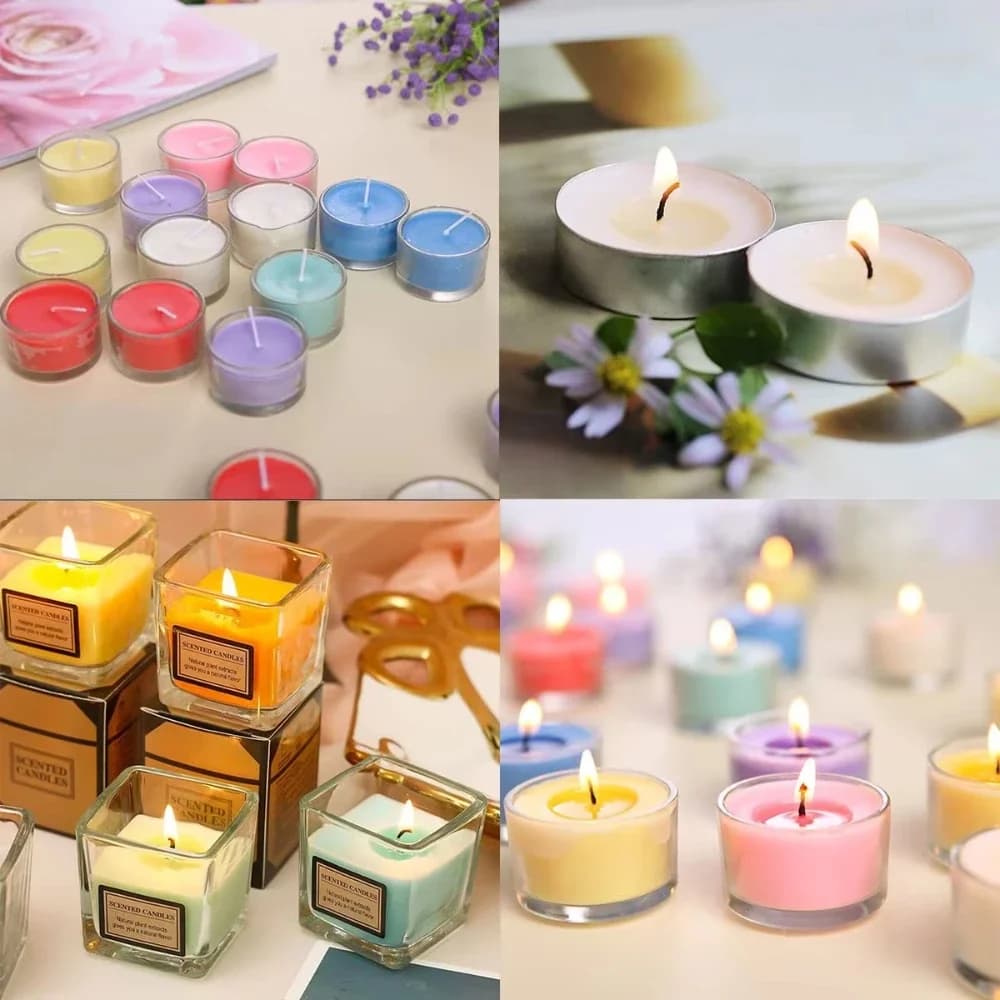 Mèches de bougie en pur coton, 1.02 pouces/ 2.36 pouces, cire sans fumée, pour la fabrication de bougies, mèches pré-cirées, fournitures de fête, 15/25/60 pièces