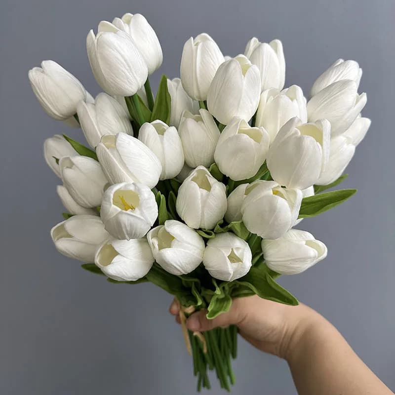 Bouquet de tulipes artificielles en PU