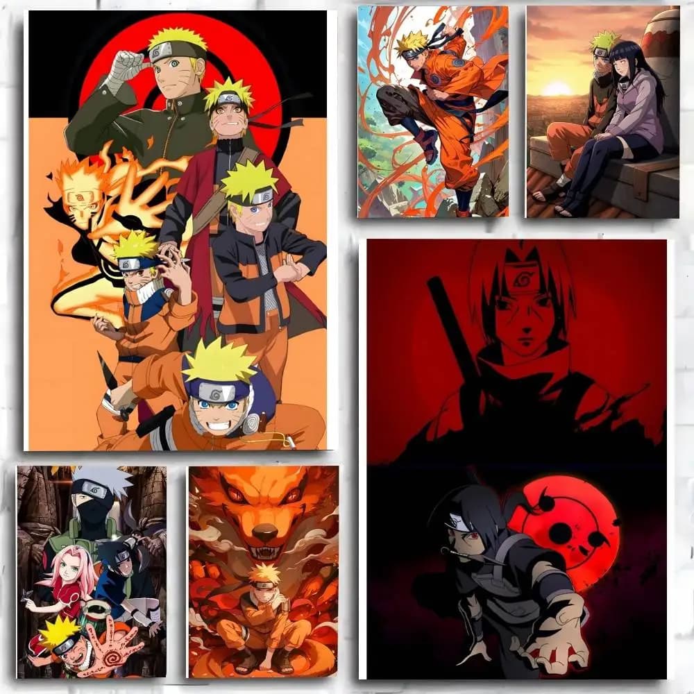 Affiche NARUTO, impression artistique, style Anime, décoration de la maison, cadeau idéal, décoration de chambre parfaite