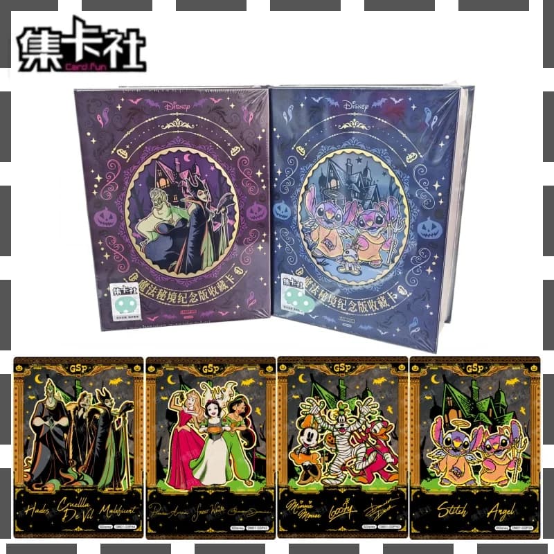 Card.Fun Nouvelle Carte de Collection Disney Magic Secret authentique, Carte de figurines d'animation Mickey, Cadeau d'Halloween