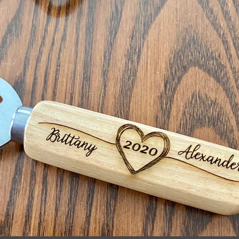 Ouvre-bouteille en bois personnalisé, Gadgets de cuisine, outils de Bar, fournitures de mariage, cadeaux pour invités