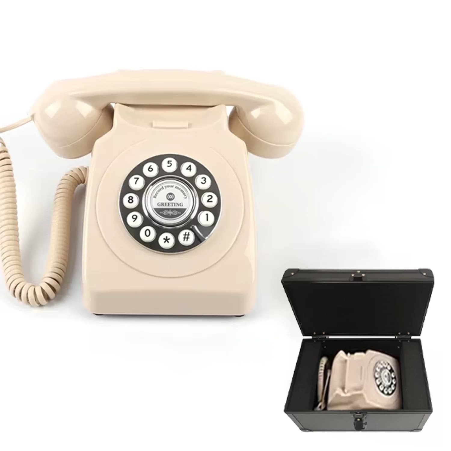 Livre d'or audio, téléphone de mariage, cadeaux de mariée, livre d'or vintage, enregistrement téléphonique, message vocal personnalisé pour votre fête de mariage