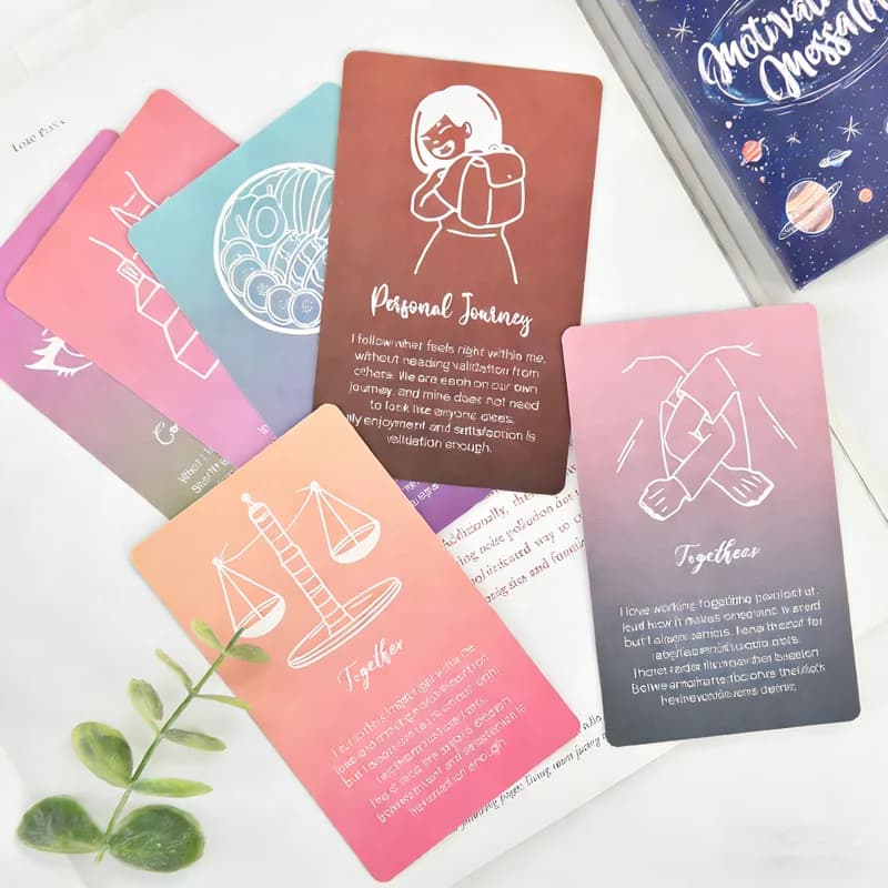 52 cartes de méditation avec affirmations positives et inspirantes pour la pleine conscience, la motivation et les soins personnels, cadeaux pour le bien-être quotidien