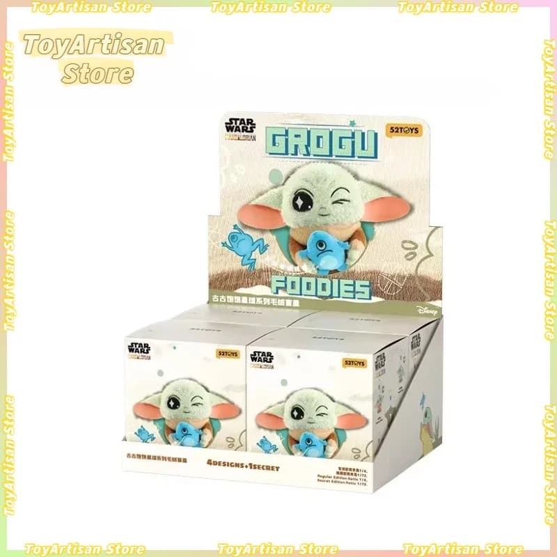 52TOYS Star Wars Grogu Full Belly Planet Series Blind Box Yoda Toy Pendant Keychain Collectible Decor Doll Trendy Gift for Fans