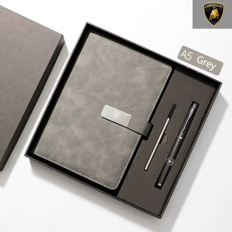 Coffret cadeau de luxe pour carnet de notes et stylo
