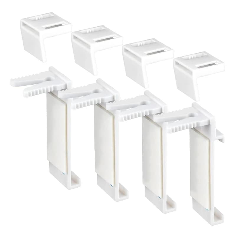 Supports adhésifs durables pour stores roulants, 4 pièces, faciles à installer, Y5GB