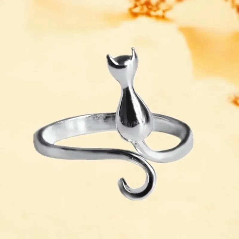 Bagues chat en argent Sterling 925 pour femmes, bijoux de fiançailles de luxe de styliste, offres féminines avec bijoux