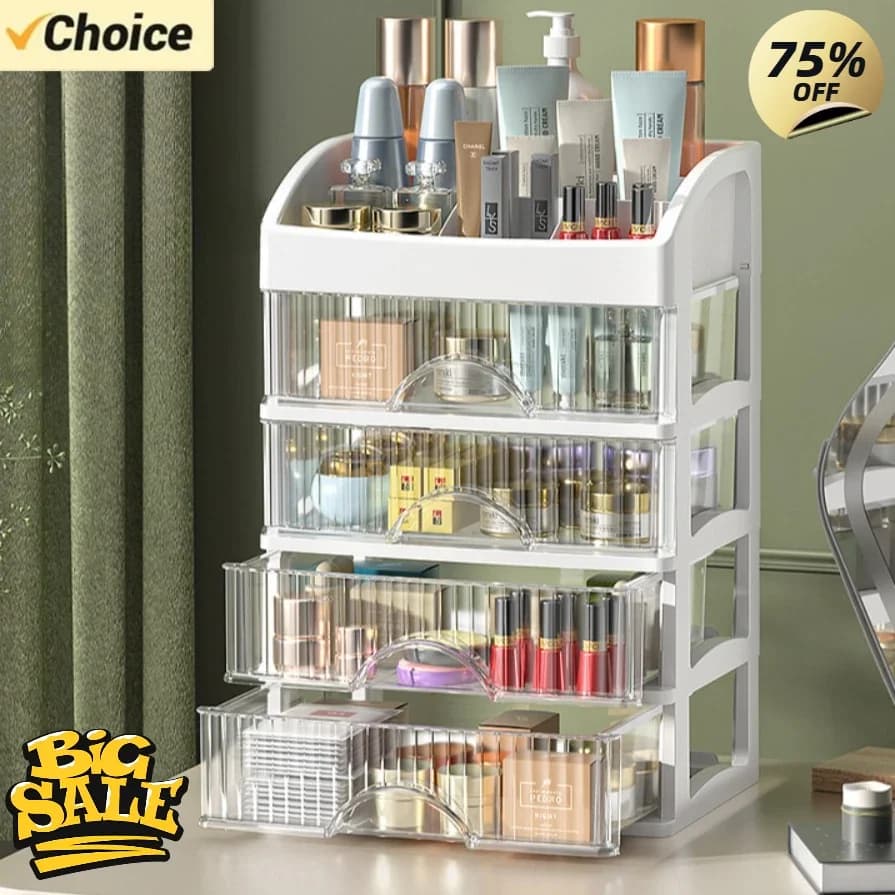 Boîte de rangement de maquillage à 5 couches