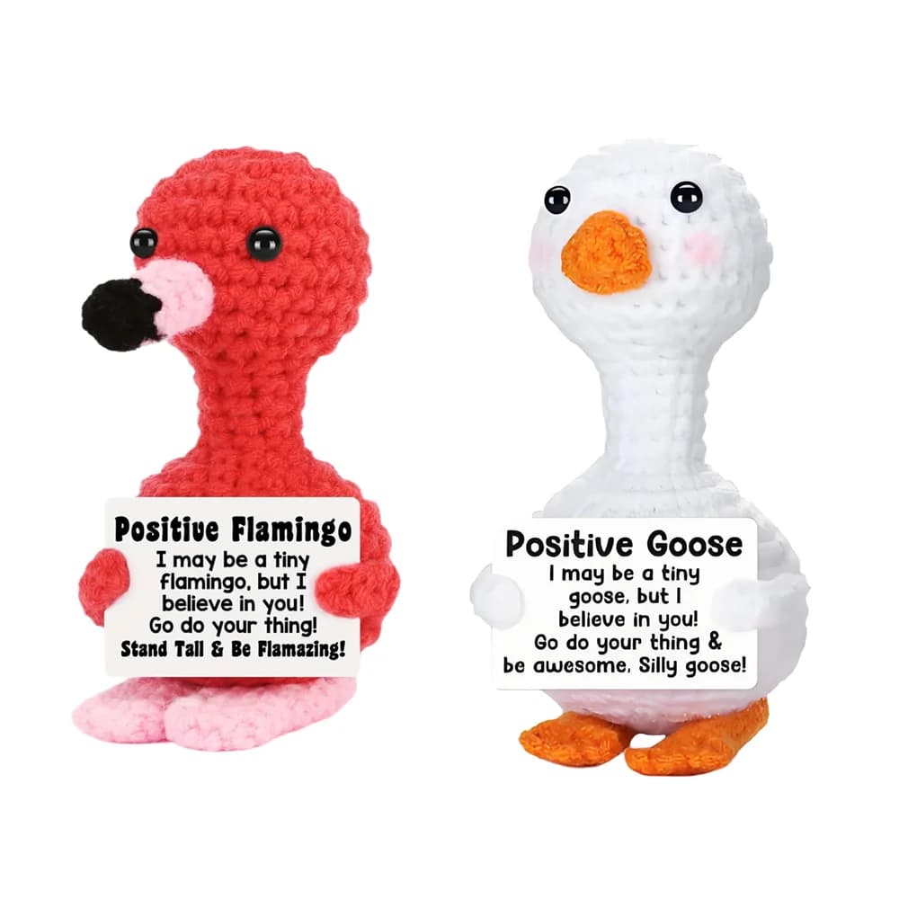 Jolie poupée faite à la main en forme de concombre tricoté avec message positif, cadeau de Saint-Valentin, nouvel an, noël, anniversaire, pour enfants et couples
