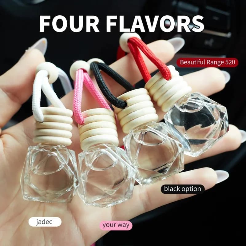 Bouteille de parfum parfum de voiture
