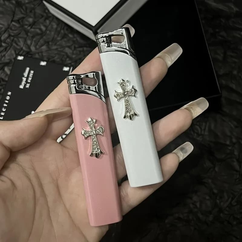 Briquet à gaz Butane en poudre de haute beauté
