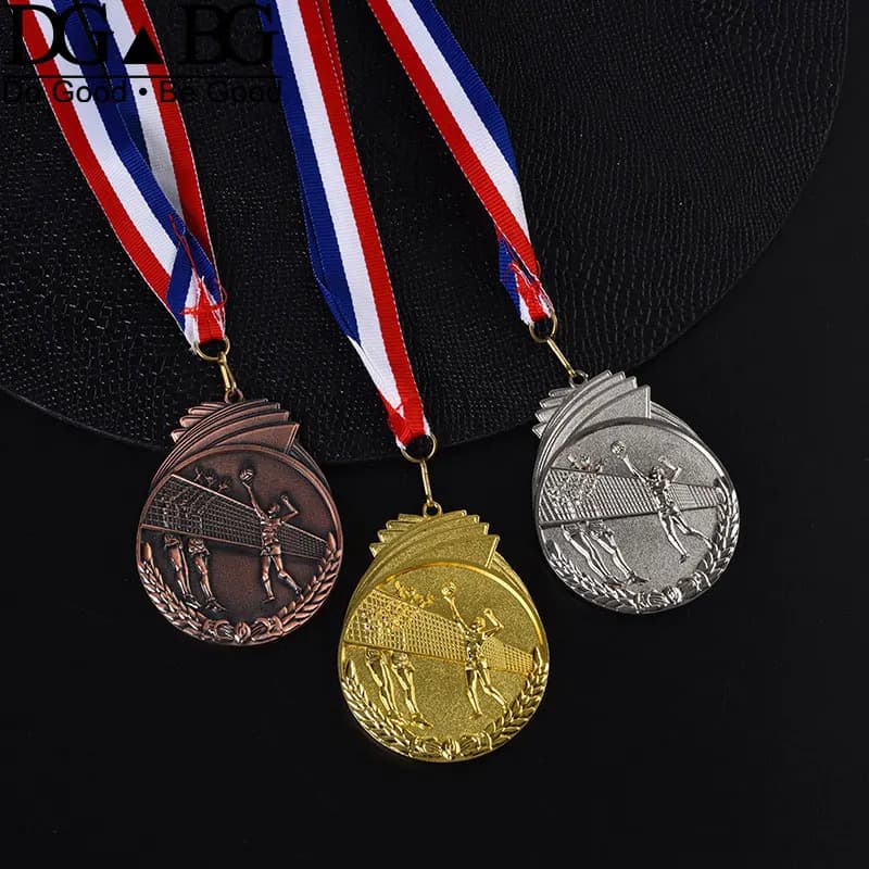 Médailles en or, argent et Bronze