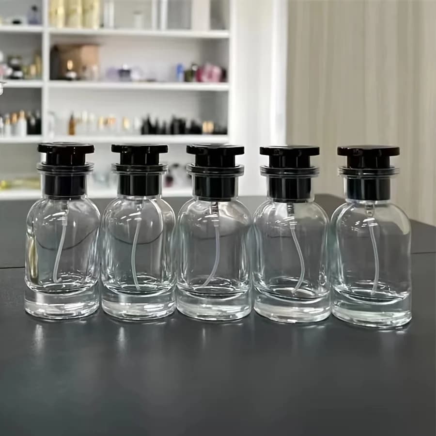 Bouteille de parfum portable en verre haut de gamme, vaporisateur de parfum, voyage, Afrique, 30ml, 1 pièce, 5 pièces
