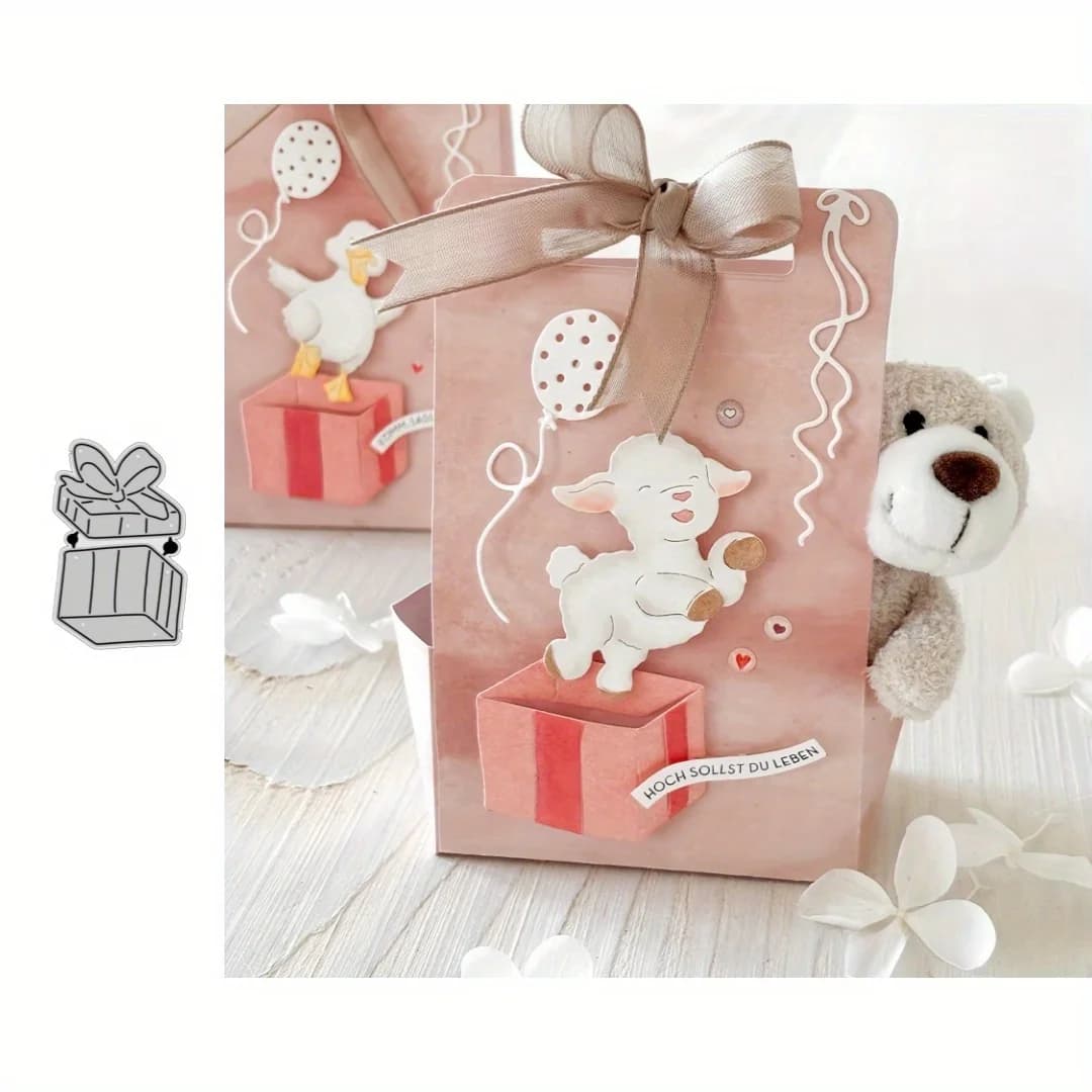 Matrices de découpe en métal, boîte cadeau, pour bricolage, Scrapbooking, fabrication de cartes, pochoirs, gaufrage, décoration artisanale, nouvel arrivage 2025
