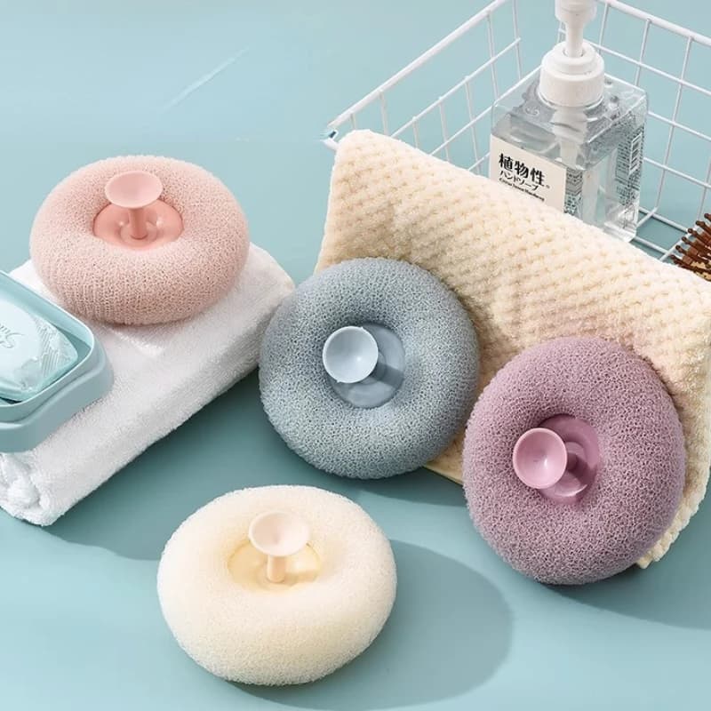 Boule de douche de massage multifonctionnelle, bain de fleurs moussantes, bain haut de gamme, élimination des taches, doux pour la peau, frottement du dos mignon, propre