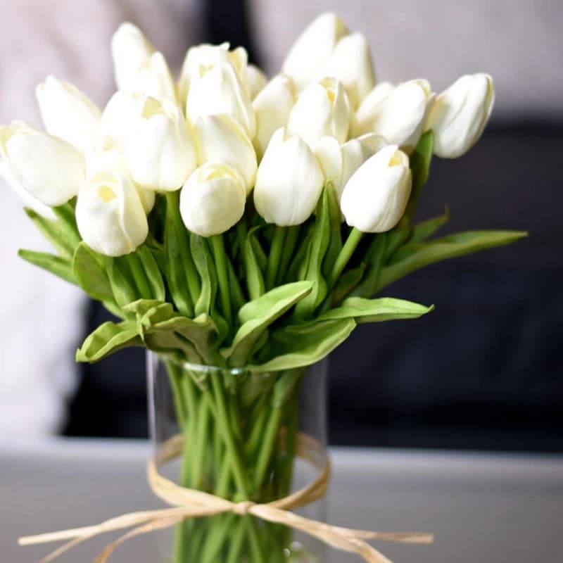 Bouquet de tulipes artificielles