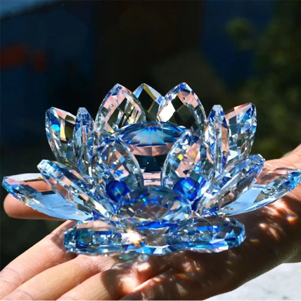 Figurine de Fleur Annie en Clip, Décoration de Mariage à Domicile, Collection Artisanale en Verre, Presse-Papiers, Ornements de Table, Cadeaux Souvenirs