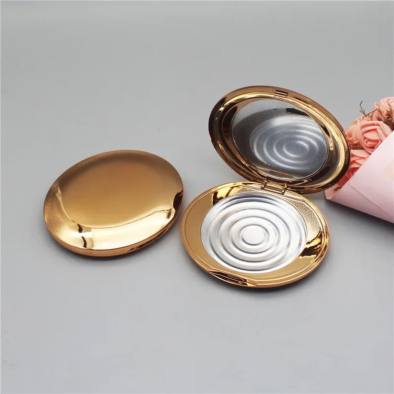 Boîte de bricolage de poudre de fond de teint, Palette de fard à paupières vide, boîte de Blush, conteneur Portable avec miroir pour crème Bb, étui de maquillage cosmétique