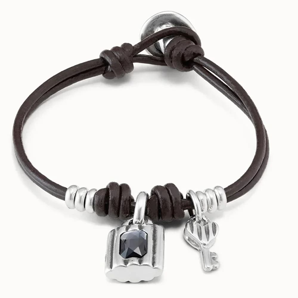 Bracelet Cadenas Gris en Cristal Style Décontracté Quotidien Mignon pour Fille Été 2025 – Accessoire Femme, Cadeau de Fête pour Fille