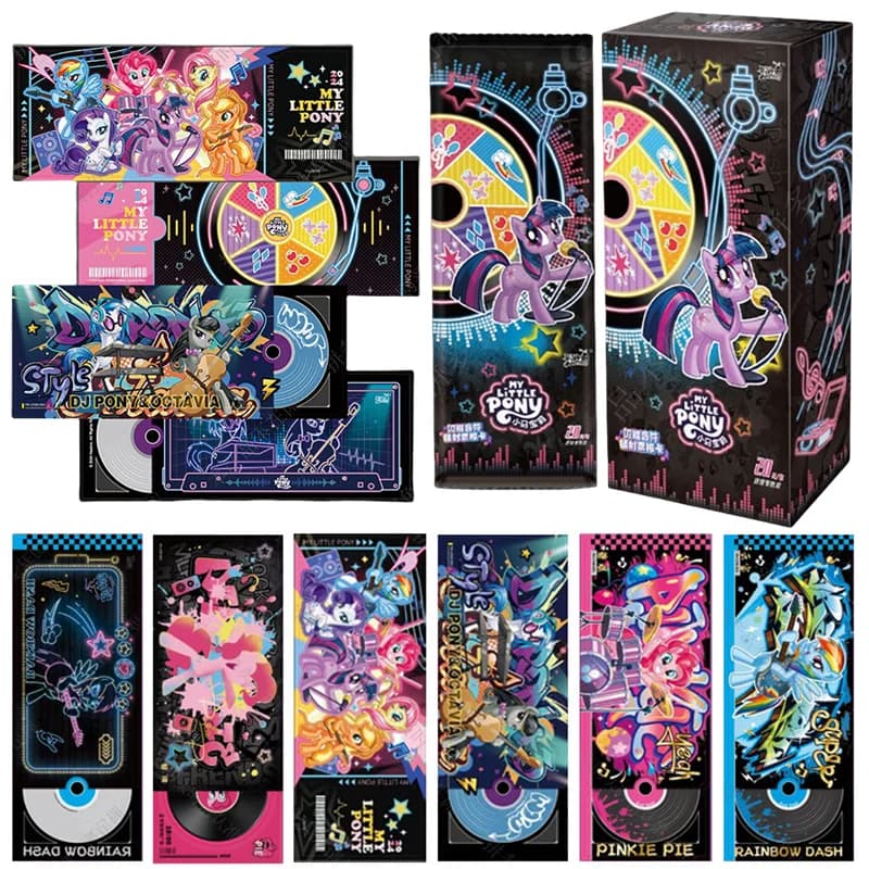 My Little Pony Laser Ticket Limited Collecemballages Card, Cadeau d'anniversaire, Nouveau