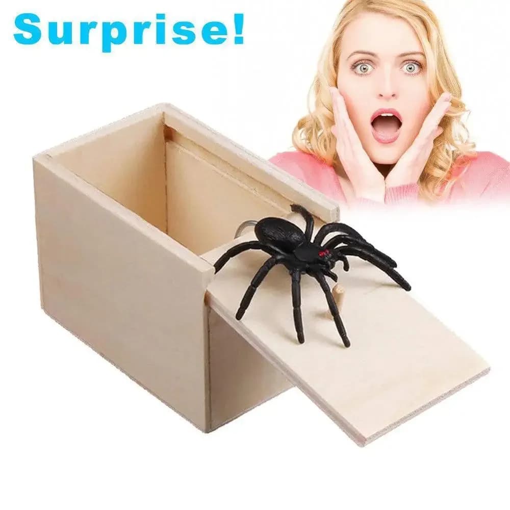 Cadeaux amusants, boîte à surprises en bois, boîte cachée, boîte à blague en bois, jeu amusant, blague, jouet pour amis, fête, 장난감