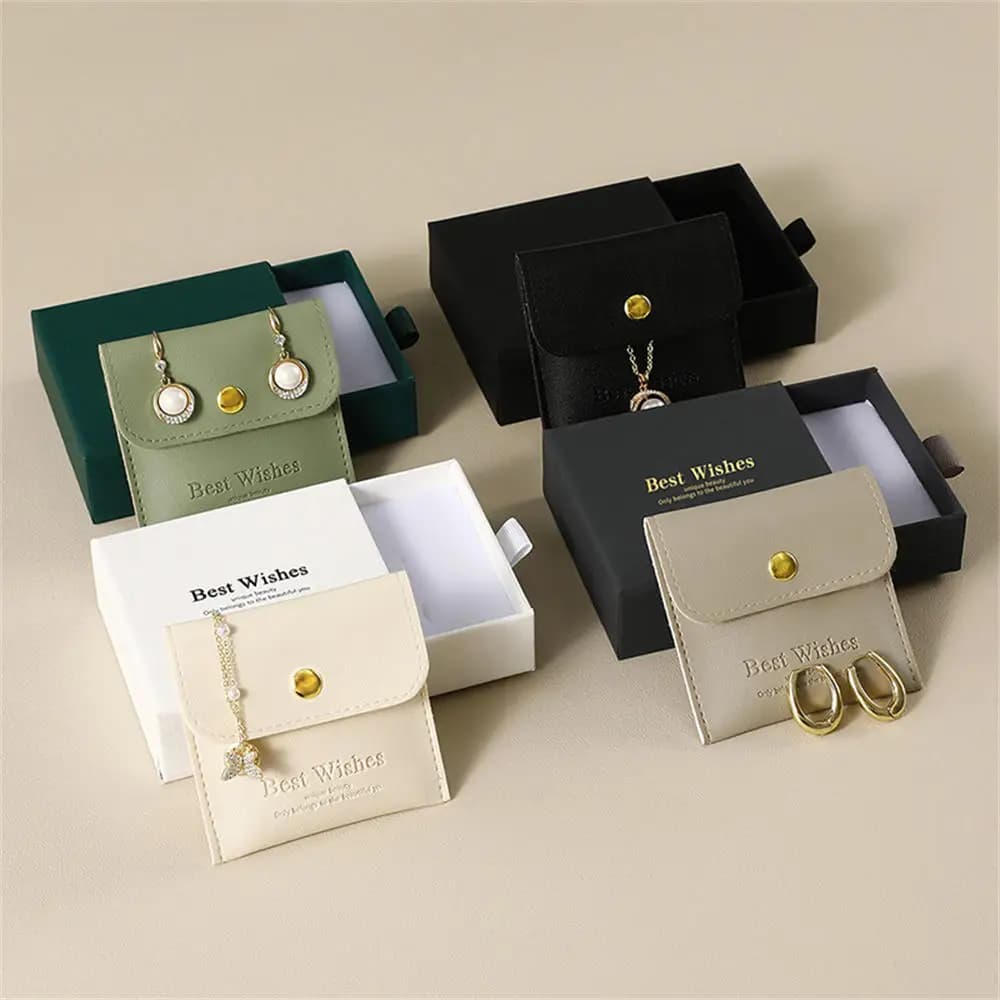 MELJewelry-Boîte à bijoux en cuir PU