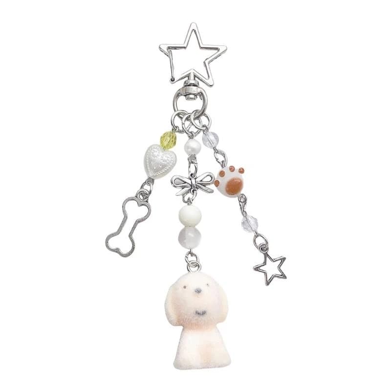 Adorable luxuelle en peluche coréenne STRAPE TÉLÉPHONE PUPPY PROPRESS