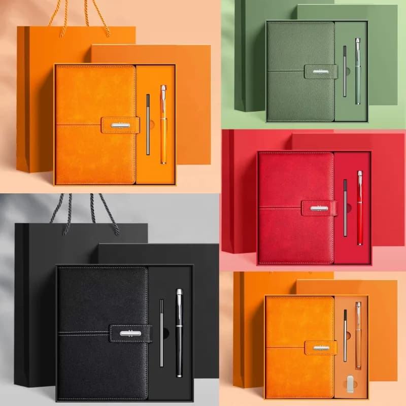 Coffret Cadeau Premium pour Ordinateur Portable d'Affaires – Idéal pour Réunions Annuelles d'Entreprise, Présentations Clients et Fournitures de Bureau