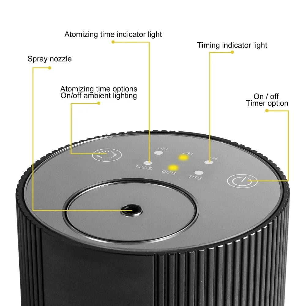 Diffuseur d'huiles essentielles électrique automatique, désodorisant de voiture, parfum de synchronisation, aromathérapie d'arôme, machine de parfum