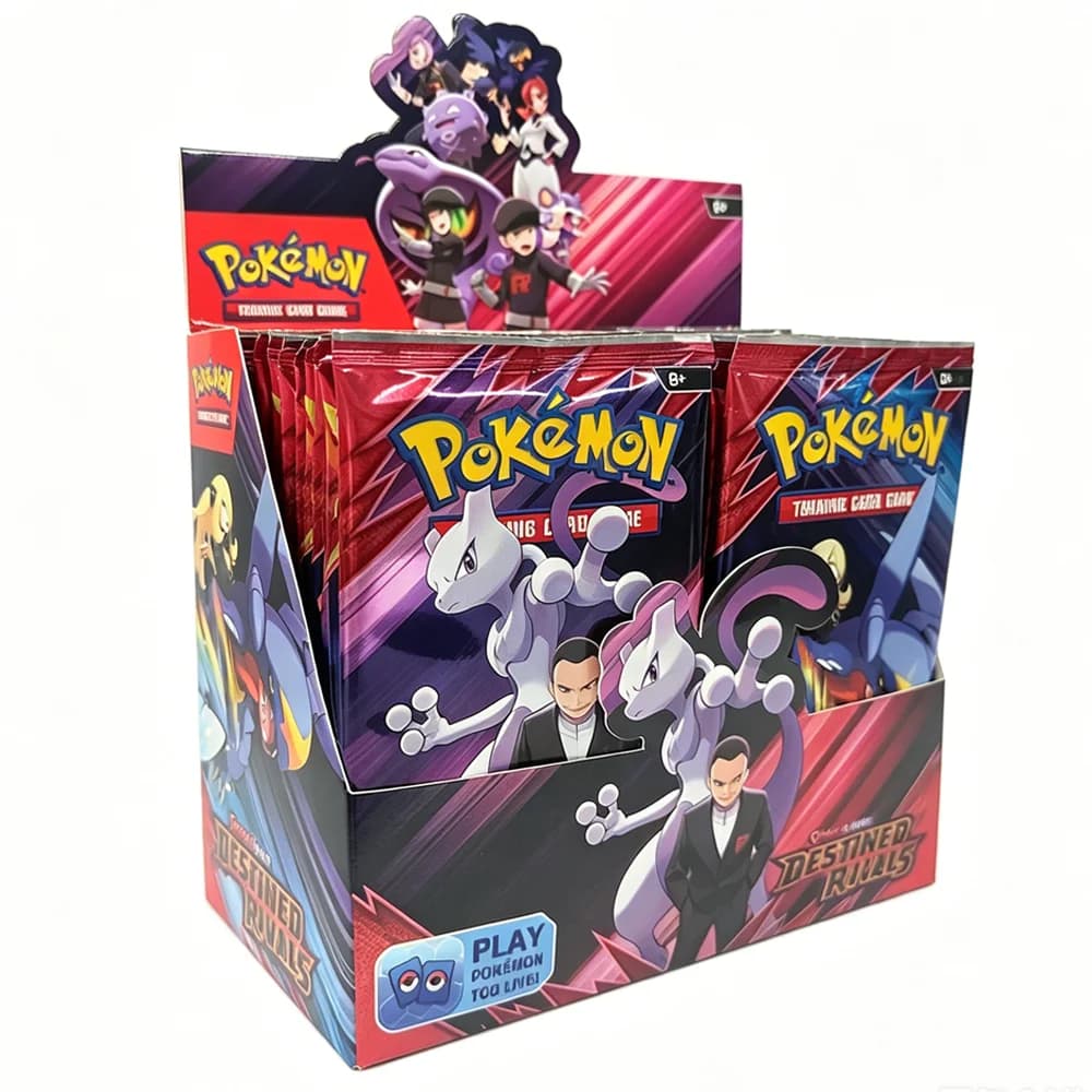 360 pièces carte Pokemon rivales déestinées évolutions prismatiques Violet écarlate 151 PALDEAN anglais Booster carte de Transaction de combat